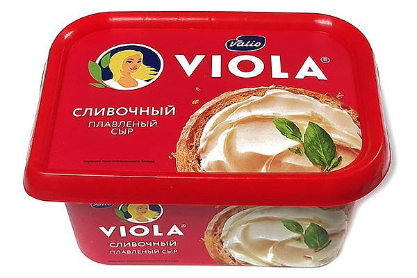  Сыр Viola плавленый сливочный 400 г в интернет-магазине продуктов с Преображенского рынка Apeti.ru