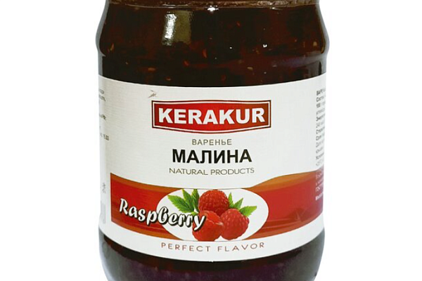  Варенье Kerakur малина 610 г в интернет-магазине продуктов с Преображенского рынка Apeti.ru