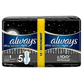 Прокладки гигиенические Always Ultra Secure Night 12 шт