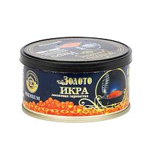 Красная икра кета Золото Сахалина 140г ж/б