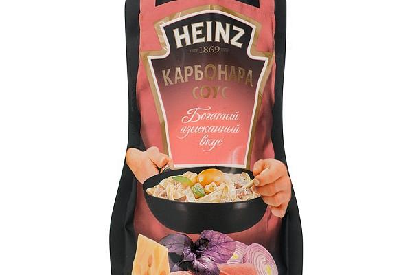  Соус Heinz Карбонара 230 г в интернет-магазине продуктов с Преображенского рынка Apeti.ru