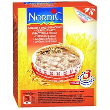 Хлопья 4 вида зерновых Nordic 500 г