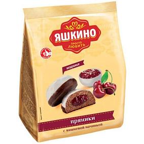  Пряники Яшкино с вишневой начинкой 350 г в интернет-магазине продуктов с Преображенского рынка Apeti.ru