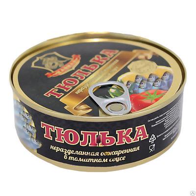  Тюлька неразделанная Хавиар обжаренная в томатном соусе 240 г в интернет-магазине свежих фермерских продуктов Apeti.ru