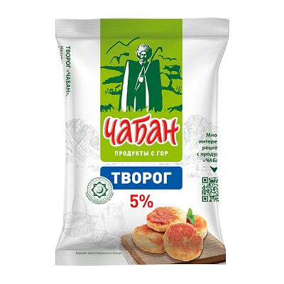 Творог Чабан рассыпчатый 5% 350г 