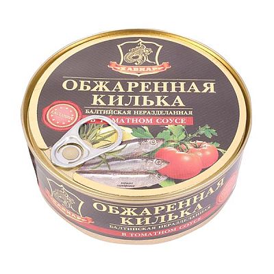 Килька обжаренная Хавиар в томатном соусе 240 г