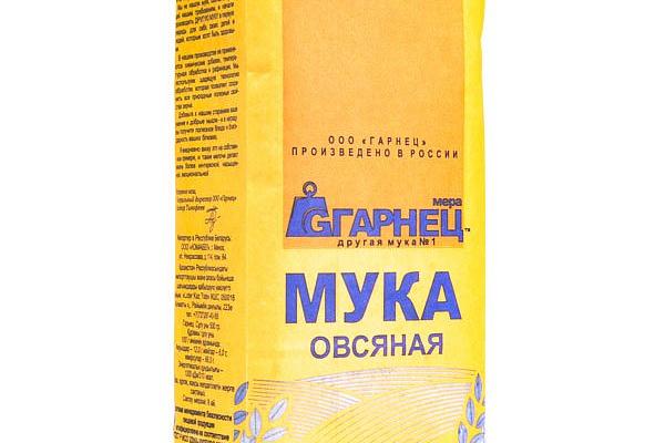  Мука овсяная Гарнец 500 г в интернет-магазине продуктов с Преображенского рынка Apeti.ru