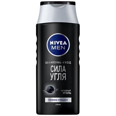 Шампунь Nivea Men сила угля 250 мл