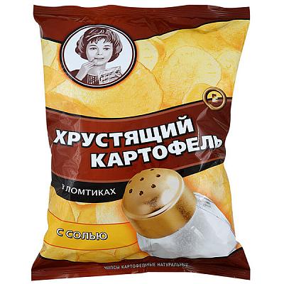  Чипсы Хрустящий картофель с солью 160 г в интернет-магазине свежих фермерских продуктов Apeti.ru