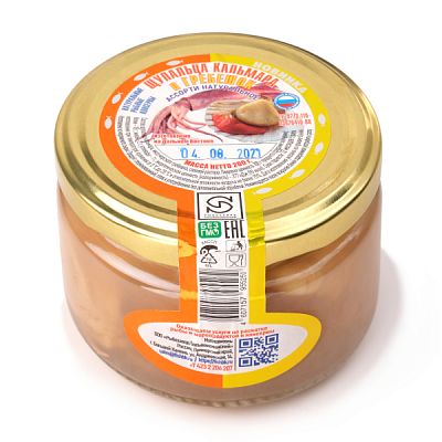 Щупальца кальмара и гребешок ассорти натуральное 200 г