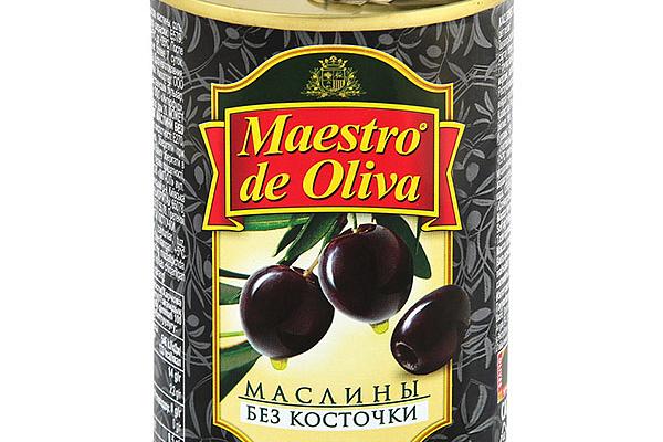  Маслины Maestro de Oliva без косточки 280 г в интернет-магазине продуктов с Преображенского рынка Apeti.ru