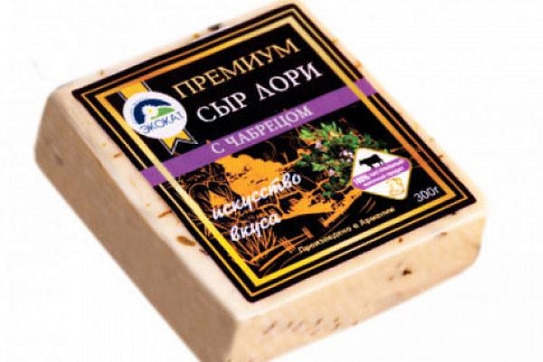  Сыр Экокат Лори  с чабрецом премиум 300 г в интернет-магазине продуктов с Преображенского рынка Apeti.ru