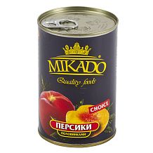 Персики Mikado половинками 410 г