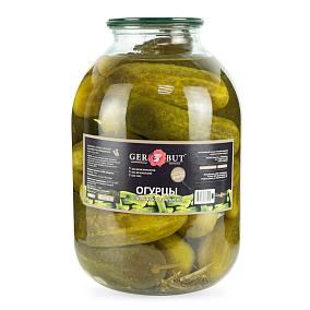  Огурцы с зеленью в заливке, 3 л в интернет-магазине продуктов с Преображенского рынка Apeti.ru