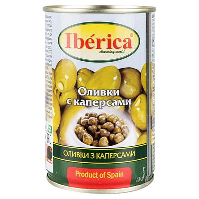  Оливки Iberica с каперсами 300 г в интернет-магазине свежих фермерских продуктов Apeti.ru