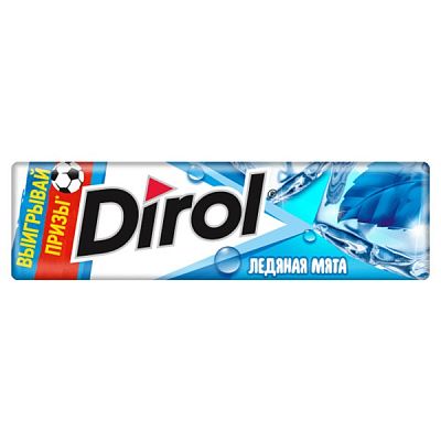 Жевательная резинка Dirol ледяная мята 13,6 г