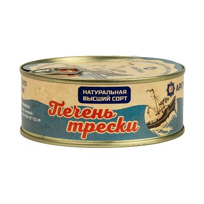 Печень трески Мурманский рыбокомбинат натуральная 230 г