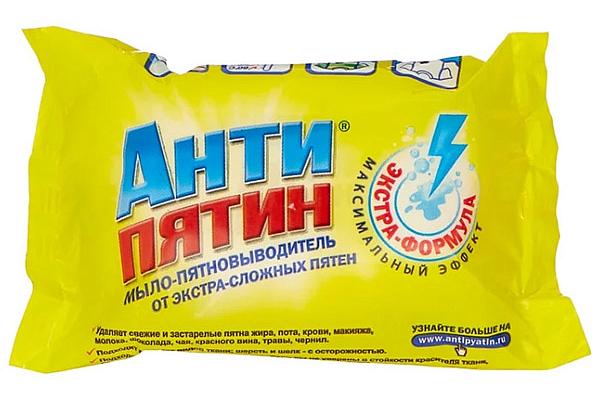  Мыло пятновыводитель Антипятин экстра-формула 90 г в интернет-магазине продуктов с Преображенского рынка Apeti.ru