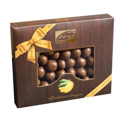  Шоколадное драже Bind Chocolate Банан в молочном шоколаде 100 г в интернет-магазине свежих фермерских продуктов Apeti.ru