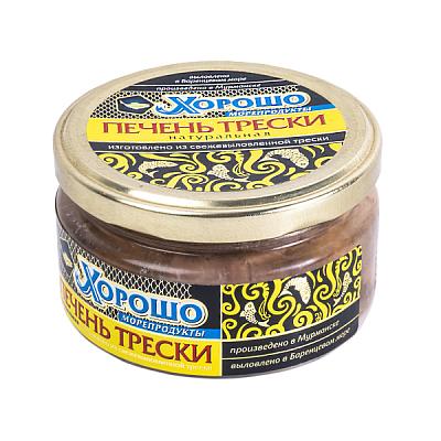  Печень трески из охлажденного сырья "Хорошо" 230 г в интернет-магазине свежих фермерских продуктов Apeti.ru