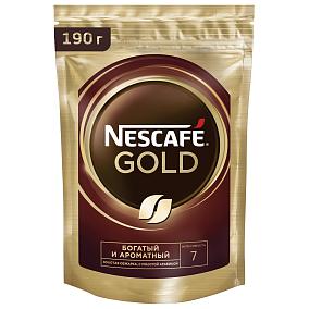  Кофе Nescafe Gold растворимый сублимированный 190 г, м/у в интернет-магазине свежих фермерских продуктов Apeti.ru