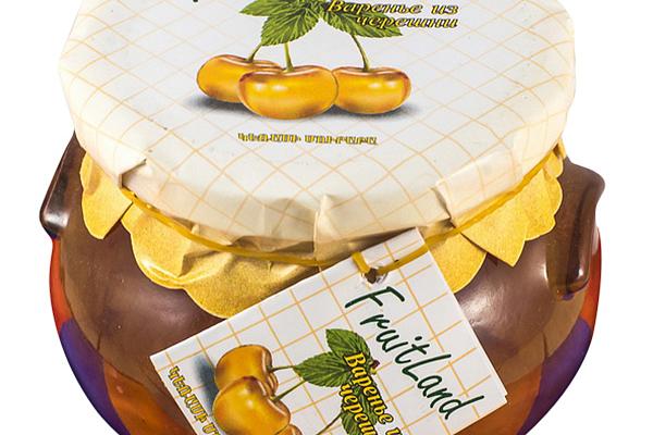  Варенье Fruitland из черешни 420 г в интернет-магазине продуктов с Преображенского рынка Apeti.ru