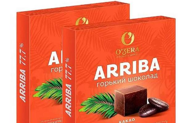  Шоколад O'Zera Arriba 77,7% 90 г в интернет-магазине продуктов с Преображенского рынка Apeti.ru