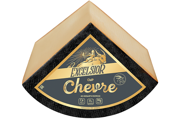  Сыр из козьего молока Excelsior Chevre 50% 200 г в интернет-магазине продуктов с Преображенского рынка Apeti.ru
