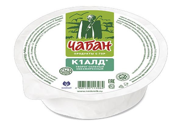  Творог К1алд Чабан соленый обезжиренный 0% упаковка БЗМЖ в интернет-магазине продуктов с Преображенского рынка Apeti.ru