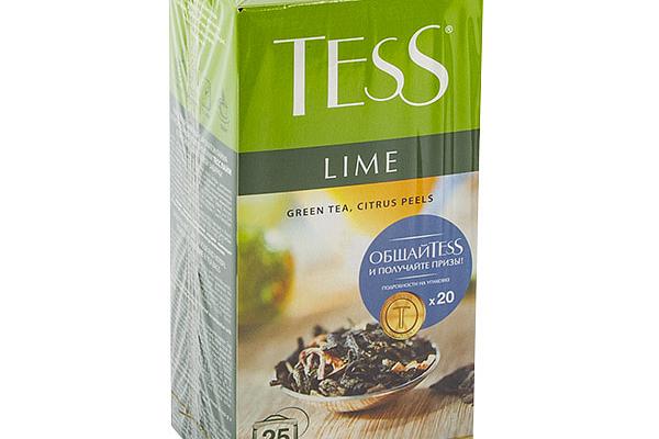  Чай зеленый Tess Lime с лимоном 25 пак в интернет-магазине продуктов с Преображенского рынка Apeti.ru