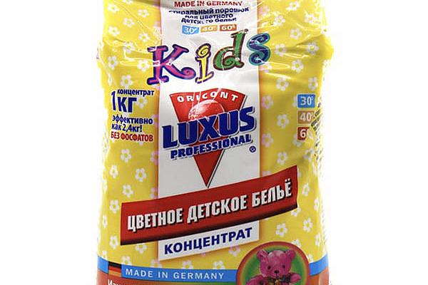  Стиральный порошок Oricont Luxus концентрированный для детского цветного белья 1 кг в интернет-магазине продуктов с Преображенского рынка Apeti.ru