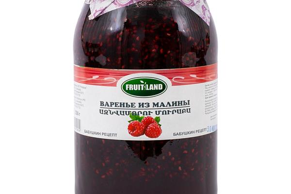  Варенье Fruitland из малины 1200 г в интернет-магазине продуктов с Преображенского рынка Apeti.ru