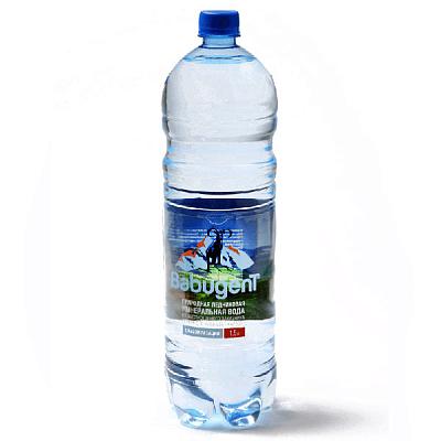  Вода Babugent газированная минеральная ледниковая 1,5 л в интернет-магазине свежих фермерских продуктов Apeti.ru