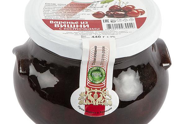  Варенье MultiFood из вишни с косточками 440 г в интернет-магазине продуктов с Преображенского рынка Apeti.ru