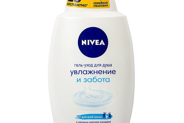  Гель для душа Nivea увлажнение и забота 750 мл в интернет-магазине продуктов с Преображенского рынка Apeti.ru