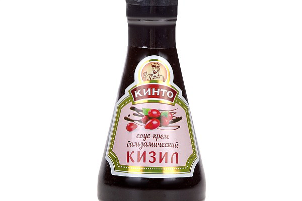  Крем Соус "Кинто" бальзамический Кизил 200 мл в интернет-магазине продуктов с Преображенского рынка Apeti.ru