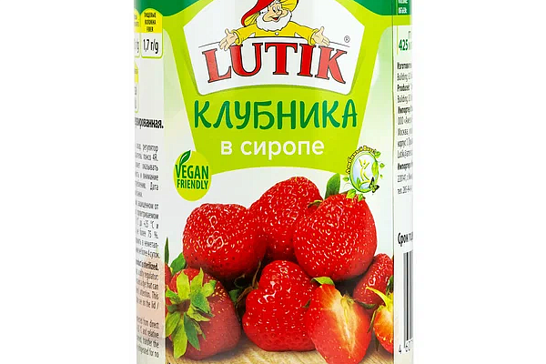  Клубника LUTIK в сиропе 425 мл в интернет-магазине продуктов с Преображенского рынка Apeti.ru