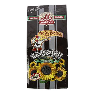  Семечки подсолнечника от Мартина полосатые соленые 150 г в интернет-магазине свежих фермерских продуктов Apeti.ru