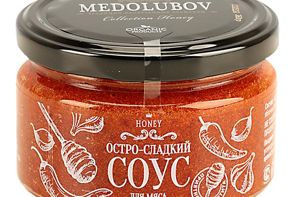  Соус Medolubov остро-сладкий 260 мл в интернет-магазине продуктов с Преображенского рынка Apeti.ru