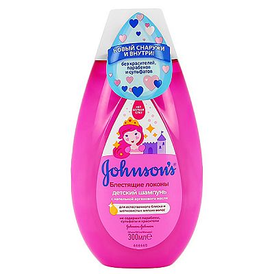 Шампунь детский Johnson's блестящие локоны 300 мл