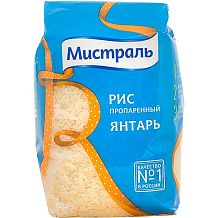 Рис Мистраль Янтарь пропаренный 900 г