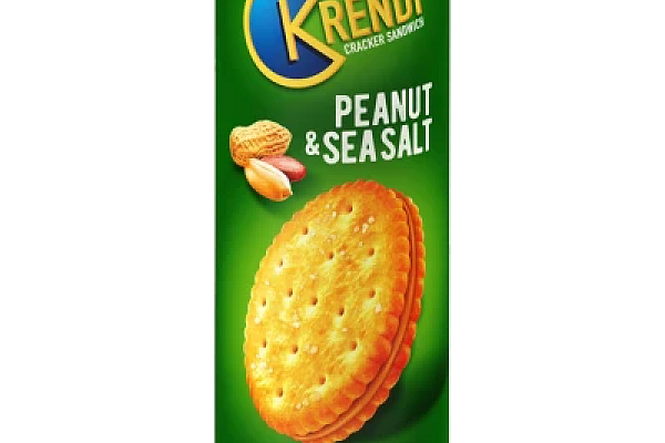  Крекер-сэндвич Krendi Peanut&sea salt  170 г в интернет-магазине продуктов с Преображенского рынка Apeti.ru