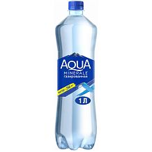 Вода Aqua Minerale газированная 1 л