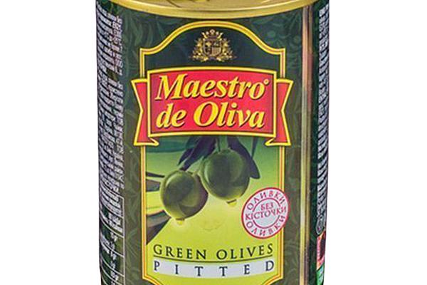  Оливки Maestro de Oliva без косточек 300 г в интернет-магазине продуктов с Преображенского рынка Apeti.ru