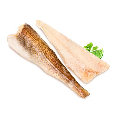 Филе трески на коже замороженное 1 кг