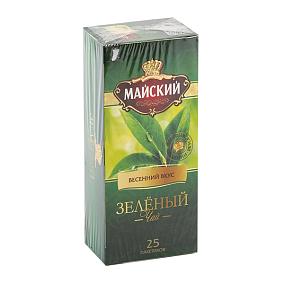  Чай зеленый Майский в пакетиках 25 шт*2 г в интернет-магазине свежих фермерских продуктов Apeti.ru