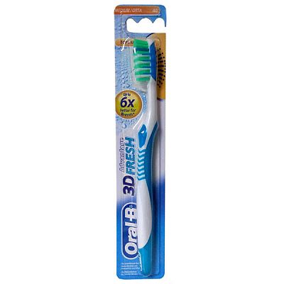 Зубная щетка Oral-B 3D Fresh 6X средняя 1 шт