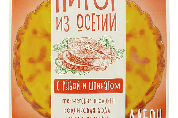  Пирог осетинский Дабон с рыбой и шпинатом 500 г в интернет-магазине продуктов с Преображенского рынка Apeti.ru