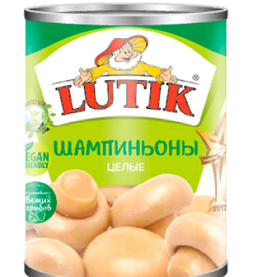  Шампиньоны LUTIK целые 425 мл в интернет-магазине свежих фермерских продуктов Apeti.ru