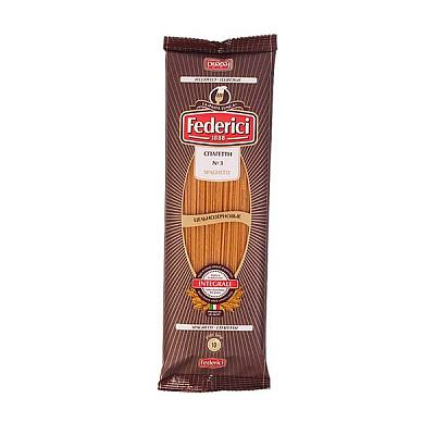  Макаронные изделия Federici Spaghetti integrali цельнозерновые спагетти n.3 400 г в интернет-магазине свежих фермерских продуктов Apeti.ru